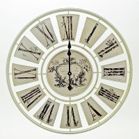 [철제시계] 런던 A형 대형 화이트 단면시계 - 인테리어소품,벽걸이시계,거실인테리어시계,벽장식시계,예쁜벽시계