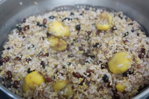정월대보름음식 오곡밥 쪄서 만드는 법
