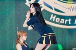 aoa 크림 / 유나 혜정 찬미 / 뮤직뱅크 / 뮤비 캡쳐 움짤