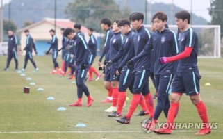 U-23 축구대표팀, 서귀포서 '담금질'