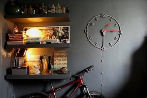 거실인테리어시계, 특이한벽시계 로 독특한 거실 꾸미기!