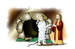 교회그림자료- 나사로의 부활