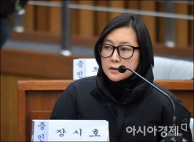 [최순실 국조특위]말문 트인 장시호, 최씨 일가 첫 청문회 참석.."이모 뜻 거스를 수 없었다"