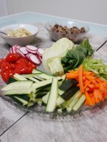 [채식] 비타민 가득 하머스(Hummus) 채식쌈밥 (병아리콩,고구마 샐러드, 채식주의, 베지테리언 레시피, 채식 레시피)