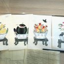 행복을 그리는 우리 한국화 이미지