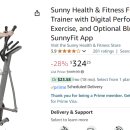 에반스턴: 일립티컬 판매: Sunny Health &amp; Fitness Full Body Workout Elliptica 이미지