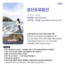 성산포 | 재 개장한 전기추진 성산포유람선 탑승후기