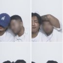 집행유예' 배우 유아인, 남사친과 '볼뽀뽀' 포착…뜻밖의 근황에 '난리' 흰색 상의를 맞춰 입은 듯한 두 사람 이미지