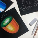 초크아트 쉽게 따라하기 | 초크아트 배우기 직접 해보고 말씀드려요