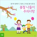 봄철 나들이 주의사항 - 꽃가루 알레르기, 식중독, 산나물 채취등 이미지