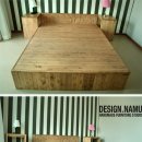 [디자인나무/수제가구] former teak bed(평상형의 침대) 이미지