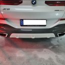 bmw x6 후범퍼&사이드스컷 도색 이미지