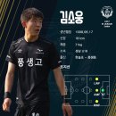 한솔초등학교 | 황의조의 뒤를 이을 성남의 유스 출신 스트라이커, 김소웅