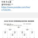 2023년 제104회 전국체육대회 (남고등부)대표 최종선발 대회 대진표 이미지