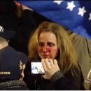 MAGA protester punched by Black woman security guard fired by UMass Hospita 이미지