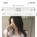 뮤트크레메 베흐트 ribbon blouse 반팔 블라우스 이미지