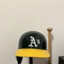 좌타 MLB 정품 카본 오클랜드 어슬랙틱 선수지급용 헬멧 이미지