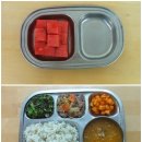 6월 28일 : 수박 / 차조밥, 안매운참치김칫국, 돼지불고기, 상추무침, 깍두기 / 팥앙금절편또는소라빵,우유 이미지