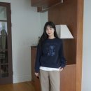 투플러피 | 브이엔와이스튜디오 스웻셔츠 네이비 여자 맨투맨 코디