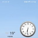 20°C 아래로 떨어지네요 이미지