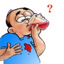 쏟아지는 컵 이미지