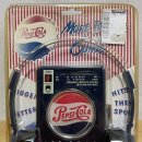 펩시 콜라 라디오 & 카세트 테이프 플레이어 빈티지 레트로 아이템 pepsi cola radio & cassette player 헤드폰 이미지