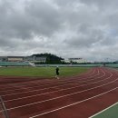 이동공설운동장(천연잔디) 축구장 | 전남 보성 공설운동장, 흐린 날씨에도 상쾌한 러닝 한 판