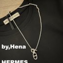 파랑돌 | 에르메스 파랑돌 샹달 목걸이 후기 코디 착샷 구입 정보