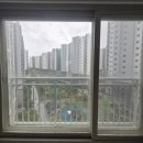 사천 유리창청소 흥한에르가 아파트 거실창 작업 후기