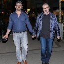 George Michael spotted on rare outing with boyfriend Fadi Fawaz in Switzerland 이미지