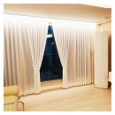 죽곡 휴플러스 아파트 맞은편 | 대구 죽곡대실역한신휴플러스아파트, 밝은창 맞춤 암막커튼으로 거실 인테리어 완성!