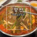 양산 신상 맛집 장원갑칼국수 방문후기 추천 음식