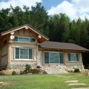 통나무집 이미지