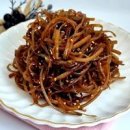 우엉조림 만드는 법 소고기 우엉조림 레시피 우엉채조림 맛있게 하는법 이미지
