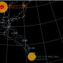 추석 연휴 한반도 접근 예상되는 13호 태풍 ＜ 버빙카 ＞ 예상 경로도 이미지