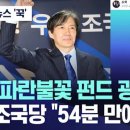 조국혁신당 펀드...1시간 만에 200억 완판 이미지