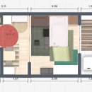 올쏘비 | 행복주택 26형 가구 위시리스트_테이블, 침대, 렌지장, 장식장, 러그(feat.오늘의집)
