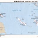 [네델란드 앤틸레스&아루바] 국기와 지도 이미지