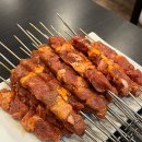 화서동 송림양꼬치 마라소고기면과 양꼬치의 조합