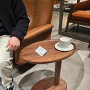 디테일테이블 | [가구] 까사미아 MK 우드 원형 사이드테이블 (사이드테이블2)