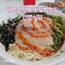 태안 안면도 백사장 회덮밥 맛집 안면식당 내돈내산 후기 / 노을이 예술인 드르니항 꽃게다리 산책 ❤️