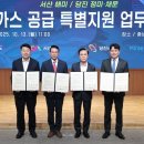 도시가스 공급을 위한 배관 설치