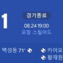 [2024 K리그1 28R] 포항 스틸러스 vs 대구FC 골장면.gif 이미지