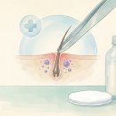 세균의 고속도로: 족집게질이 '모낭염'을 부르는 원리 이미지