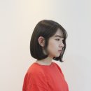 단발머리 이미지