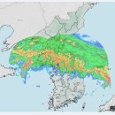 7월 2일 14시 현재 강수 지역 현황 캡쳐 이미지