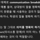 기본서 p78. clarification requests은 왜 communication breakdown이 안 일어난건가요? 이미지