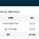 ✅ &#34;2주 준비, 60점 턱걸이 합격! 현실적인 SQLD 후기&#34;