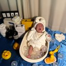 랑랑 | 50일아기 셀프촬영 후기｜랑랑베베 목욕컨셉 (내돈내산)