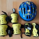 가격조정-자전거 18인치, 헬멧과 보호대 이미지